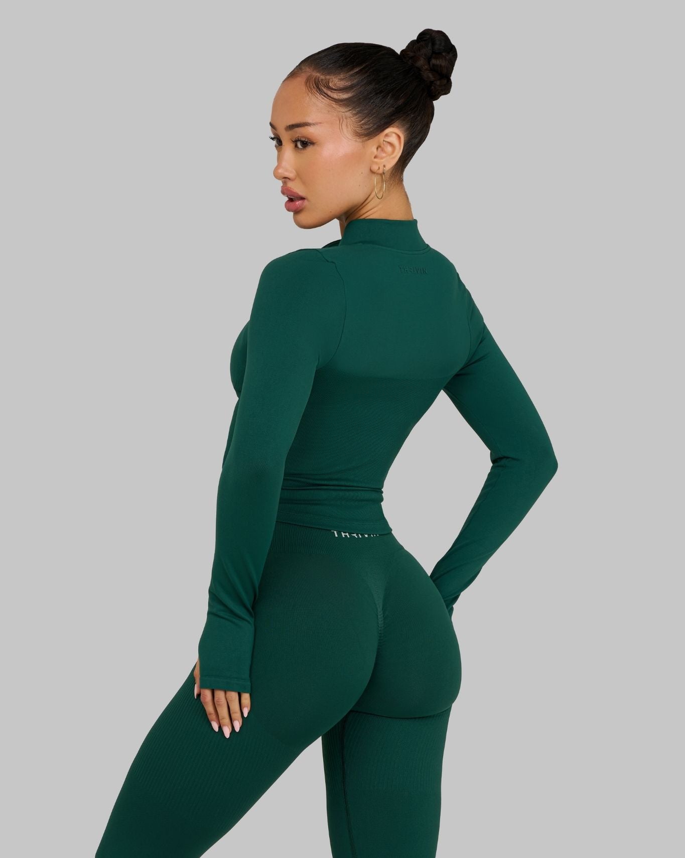 Elevate™ Sculpting Seamless Jacket | Pine Green