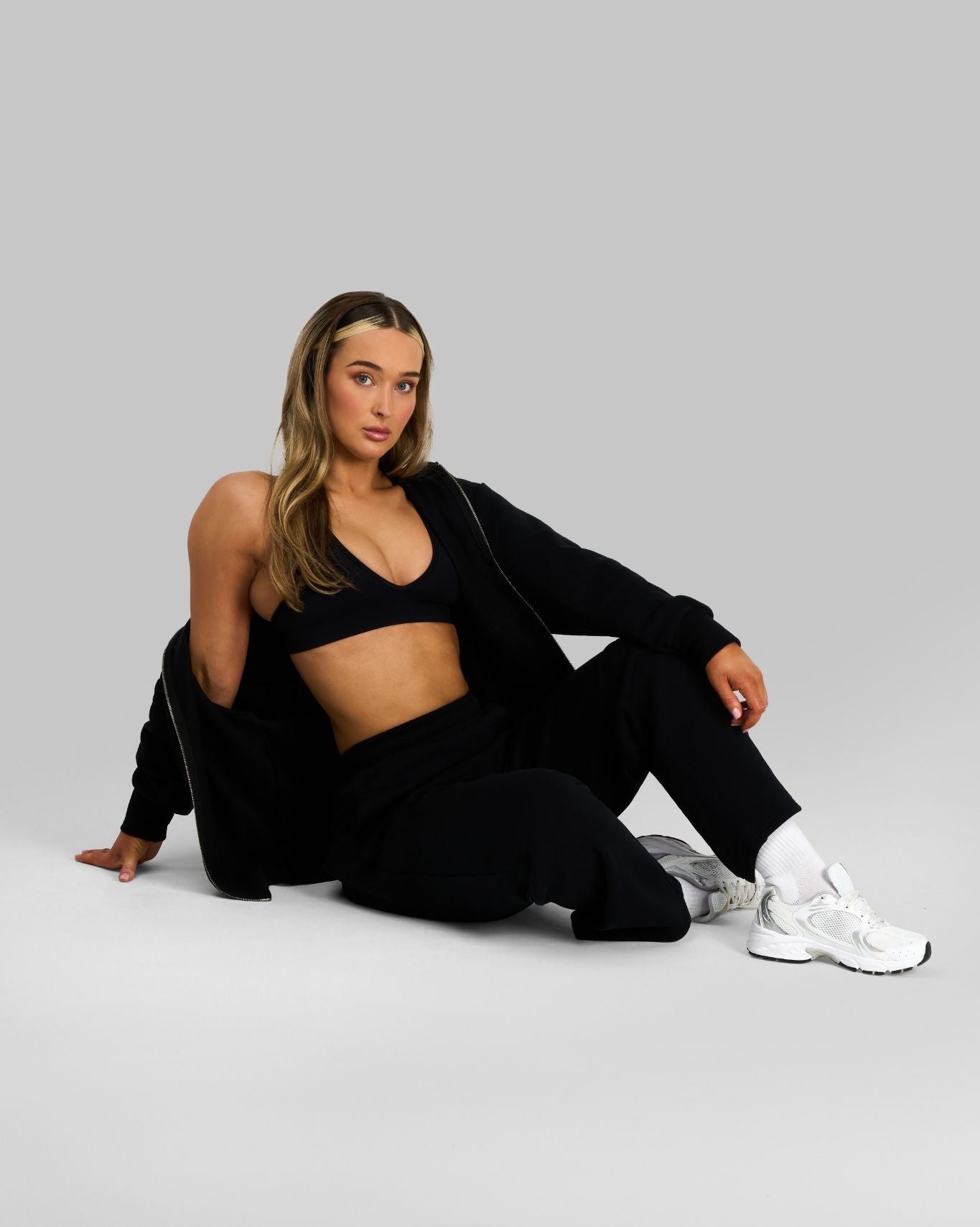 Chaqueta Original de Dos Cremalleras | Negro Noche