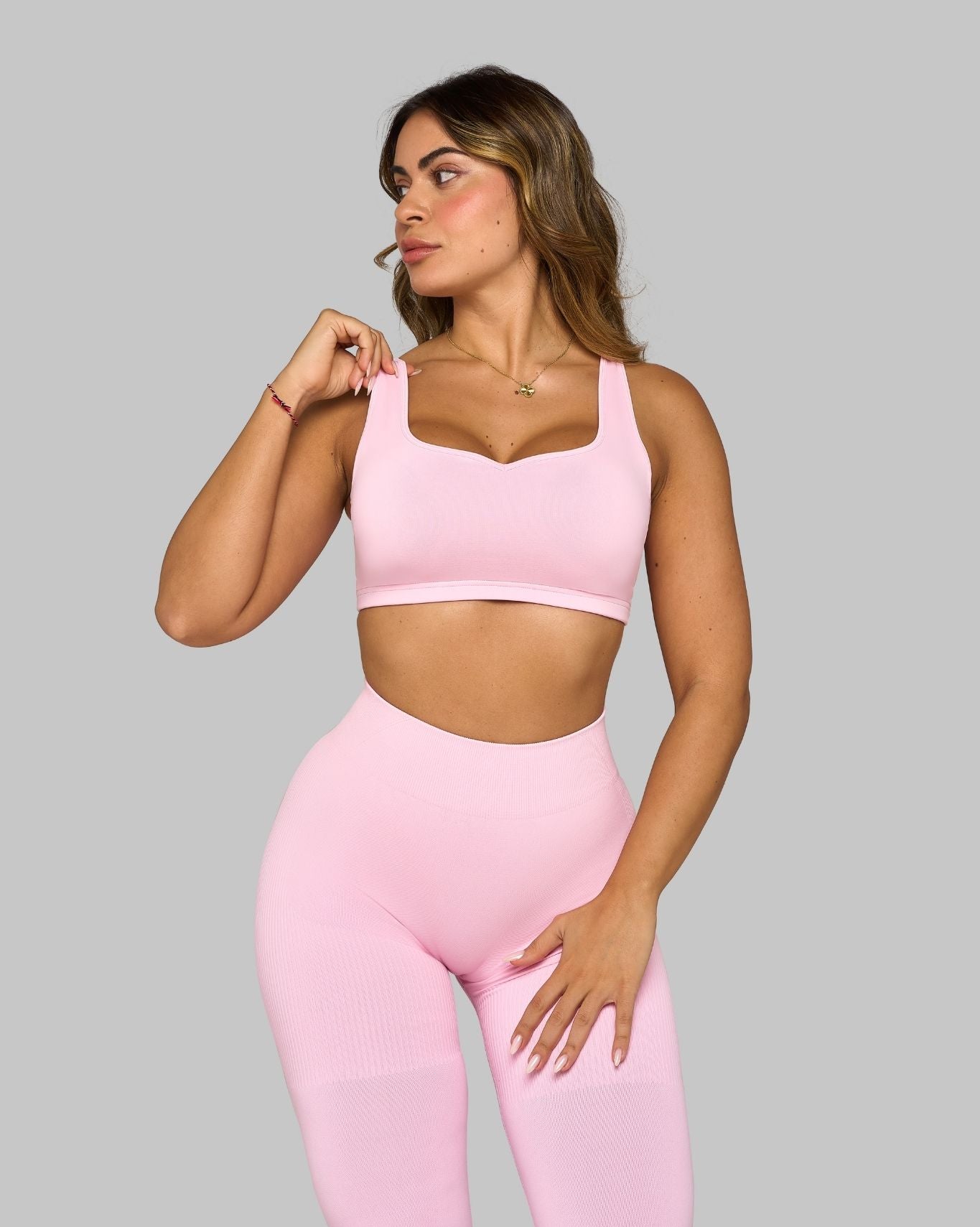 Elevate™ Sujetador Sweetheart de Impacto | Rosa Caramelo