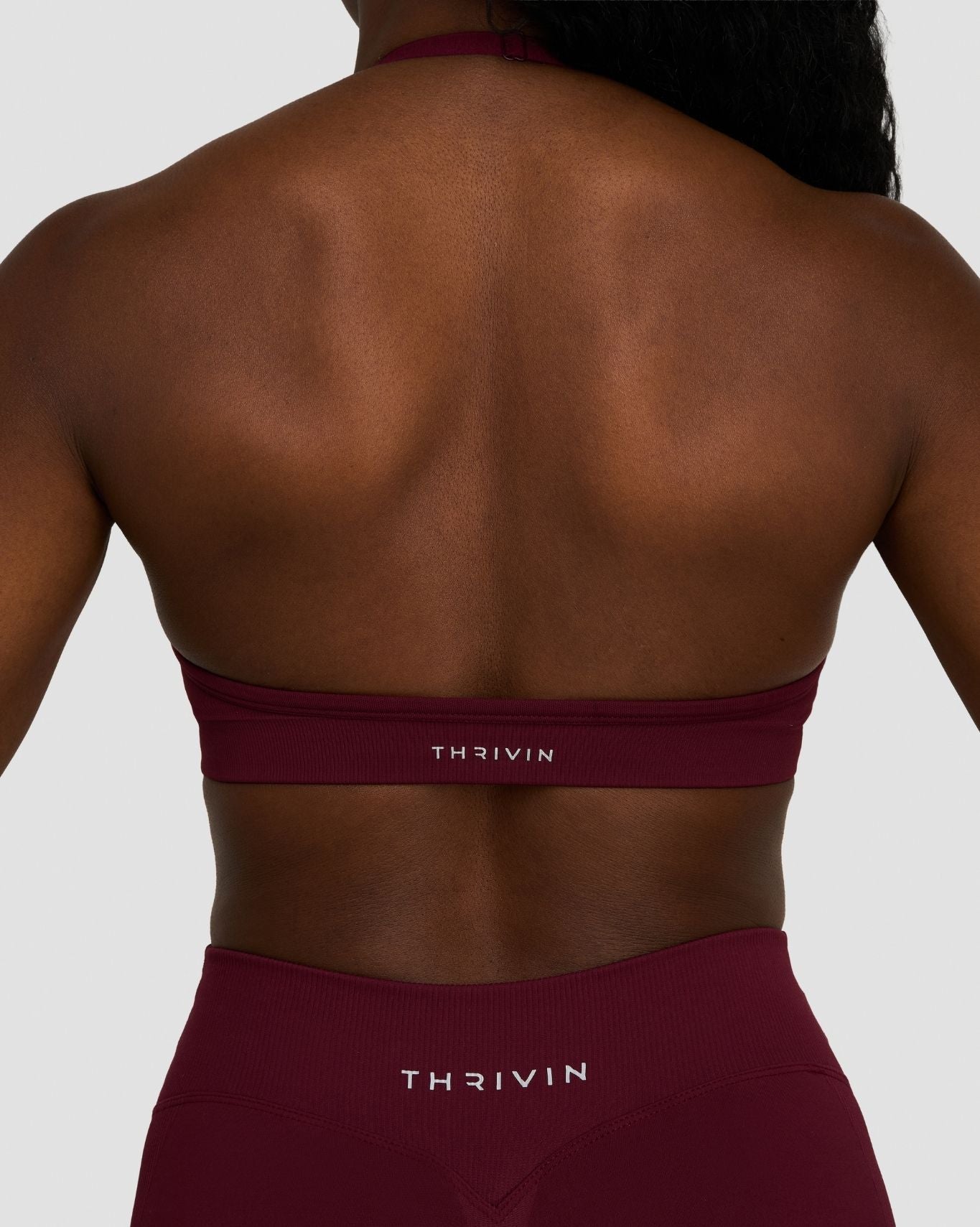 Elevate™ Sujetador Halter Ajustable Sin Costuras de Modelado | Merlot