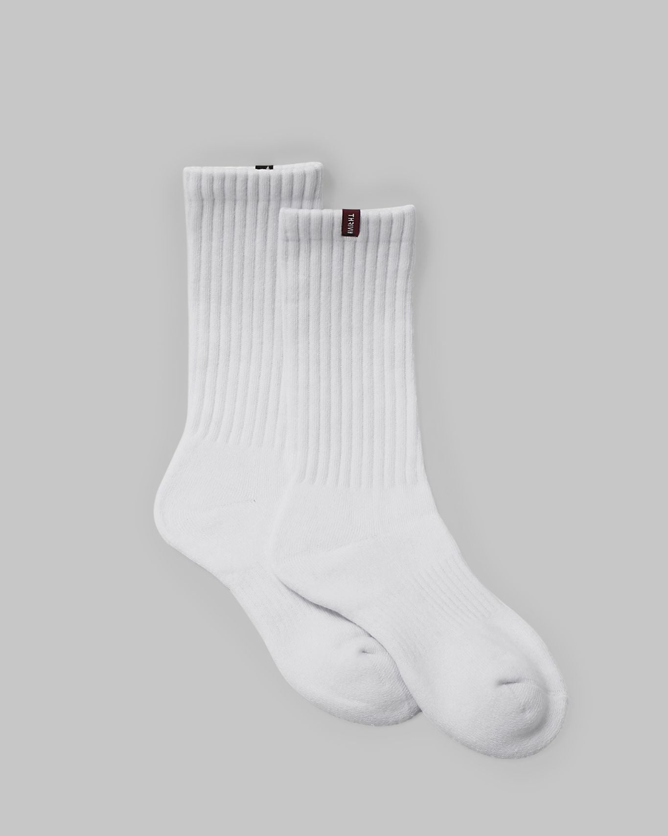 THRIVIN Ruffle Socks Long | White