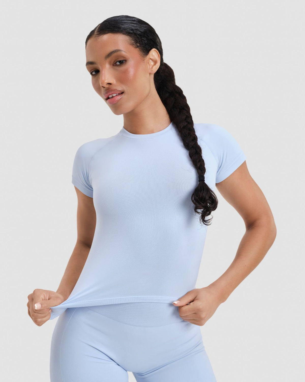 Elevate™ Compression Baby T-Shirt | Ice Blue