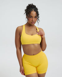 Elevate™ Sculpting Medium Impact Multiway Bra | Banana