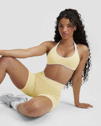 Elevate™ Outline Halterneck Bra | Golden Butter