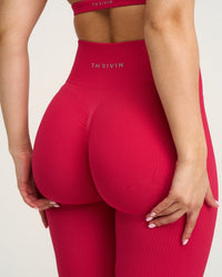 Elevate™ Sculpting High Waist Scrunch Leggings | Strawberry