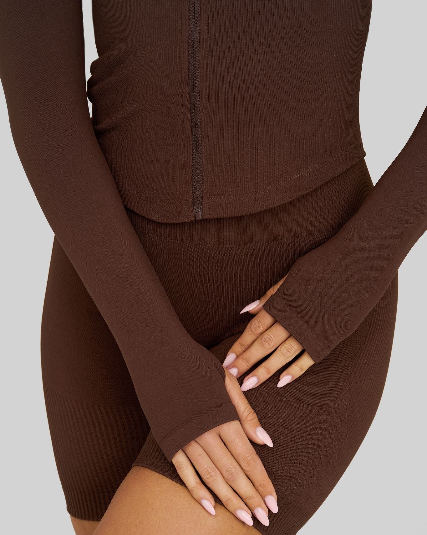 Elevate™ Sculpting Seamless Jacket | Bourbon Brown