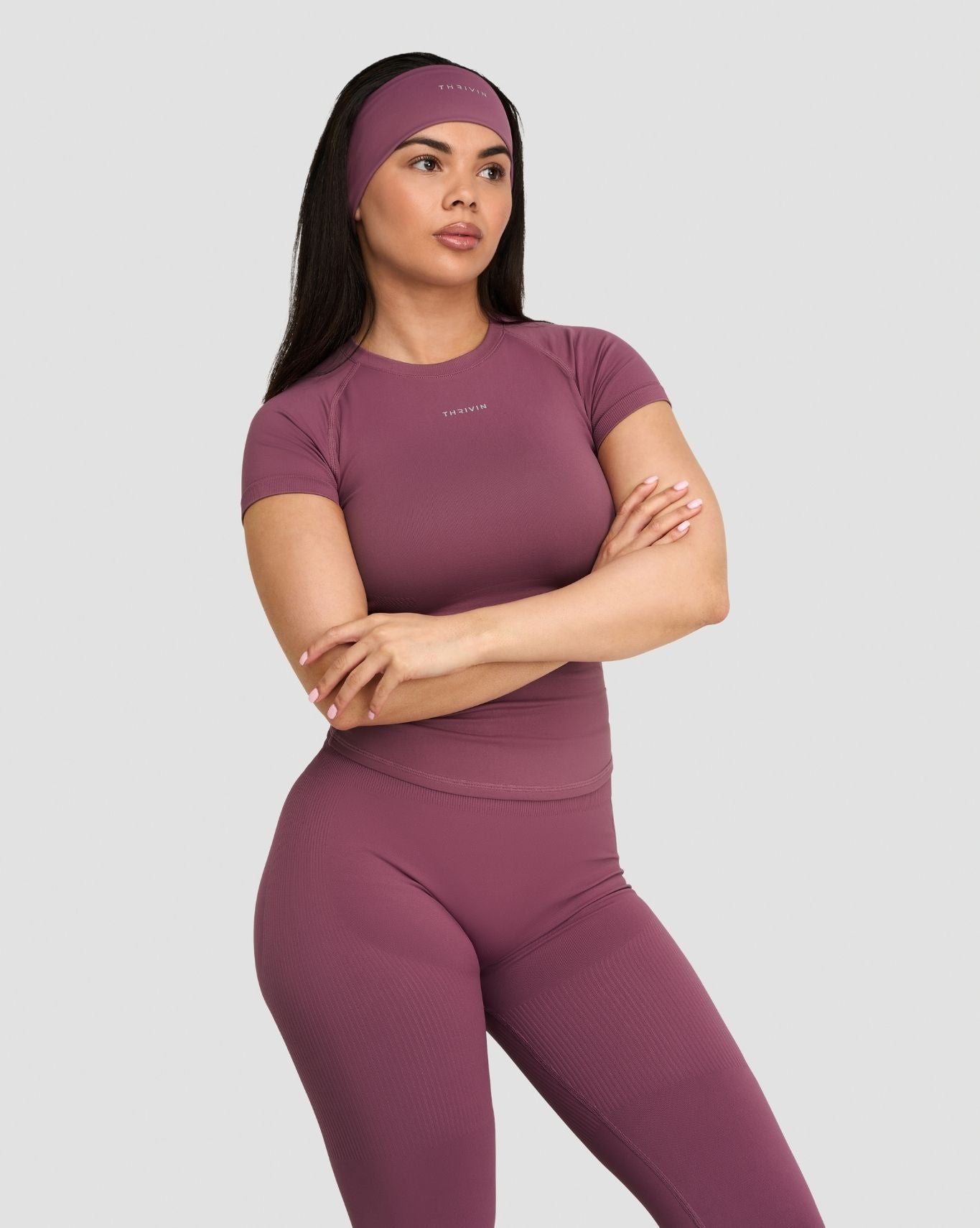 Elevate™ Compression T-Shirt | Orchid Mauve