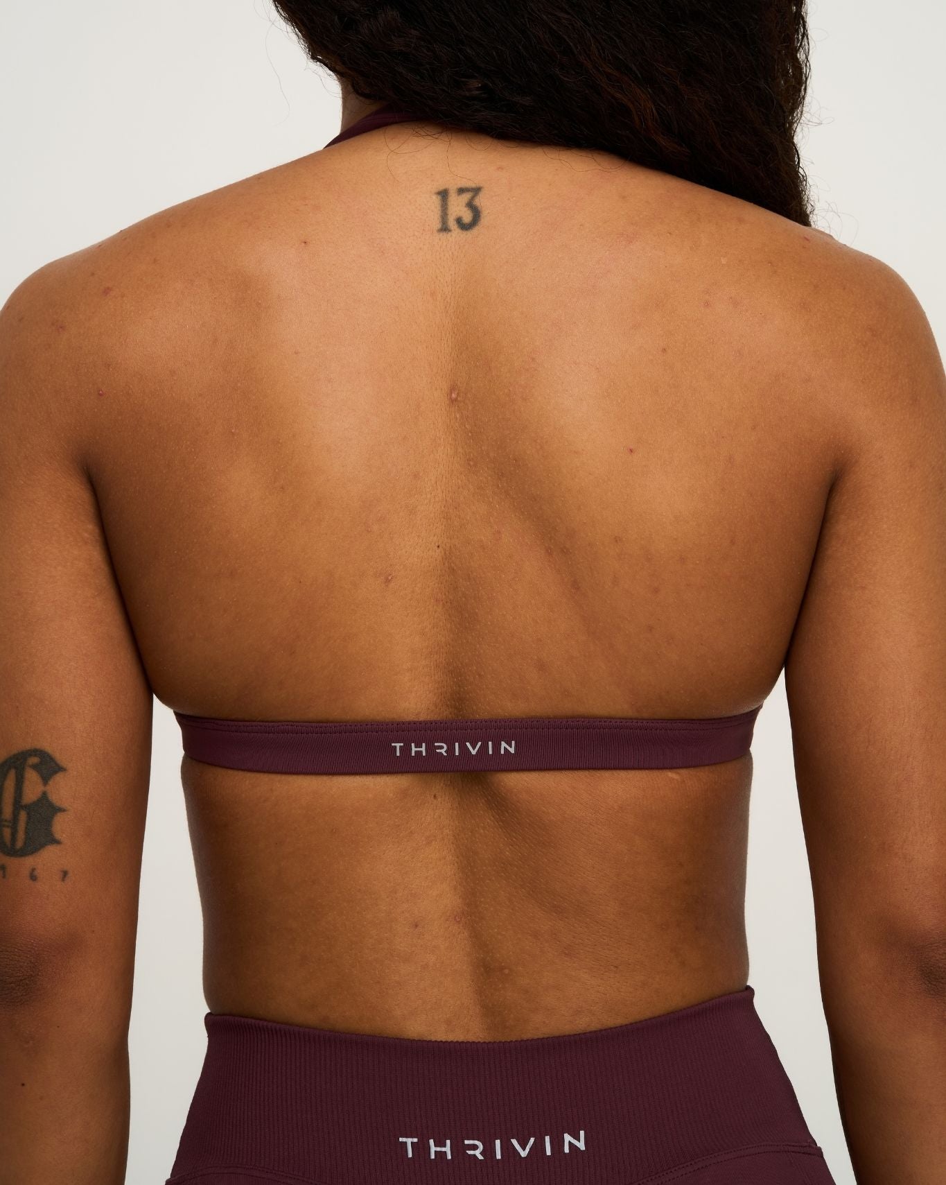Elevate™ Sujetador Halter de Cuello V Sin Costuras Esculpidor | Mauve Oscuro