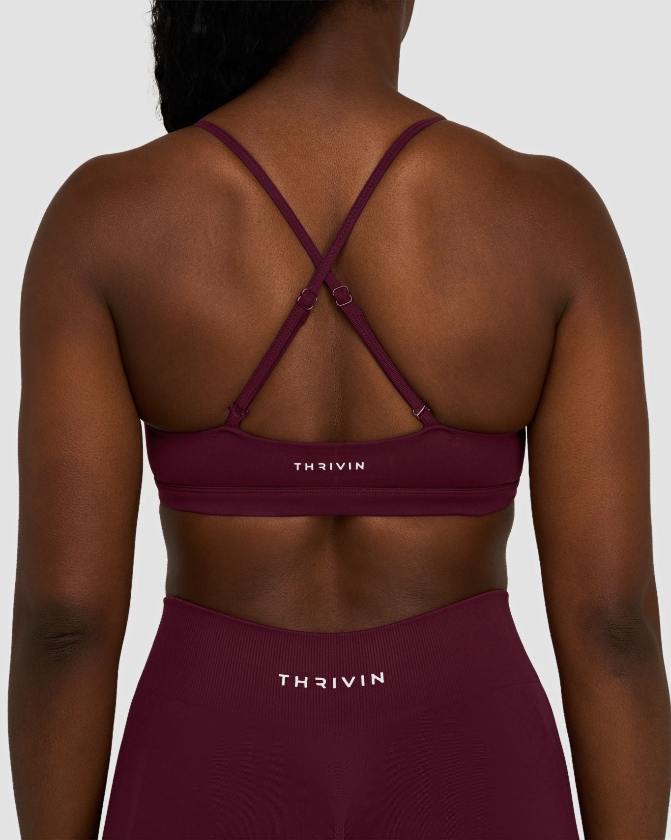 Elevate™ Sculpting Seamless Scoop Neck Bra | Merlot