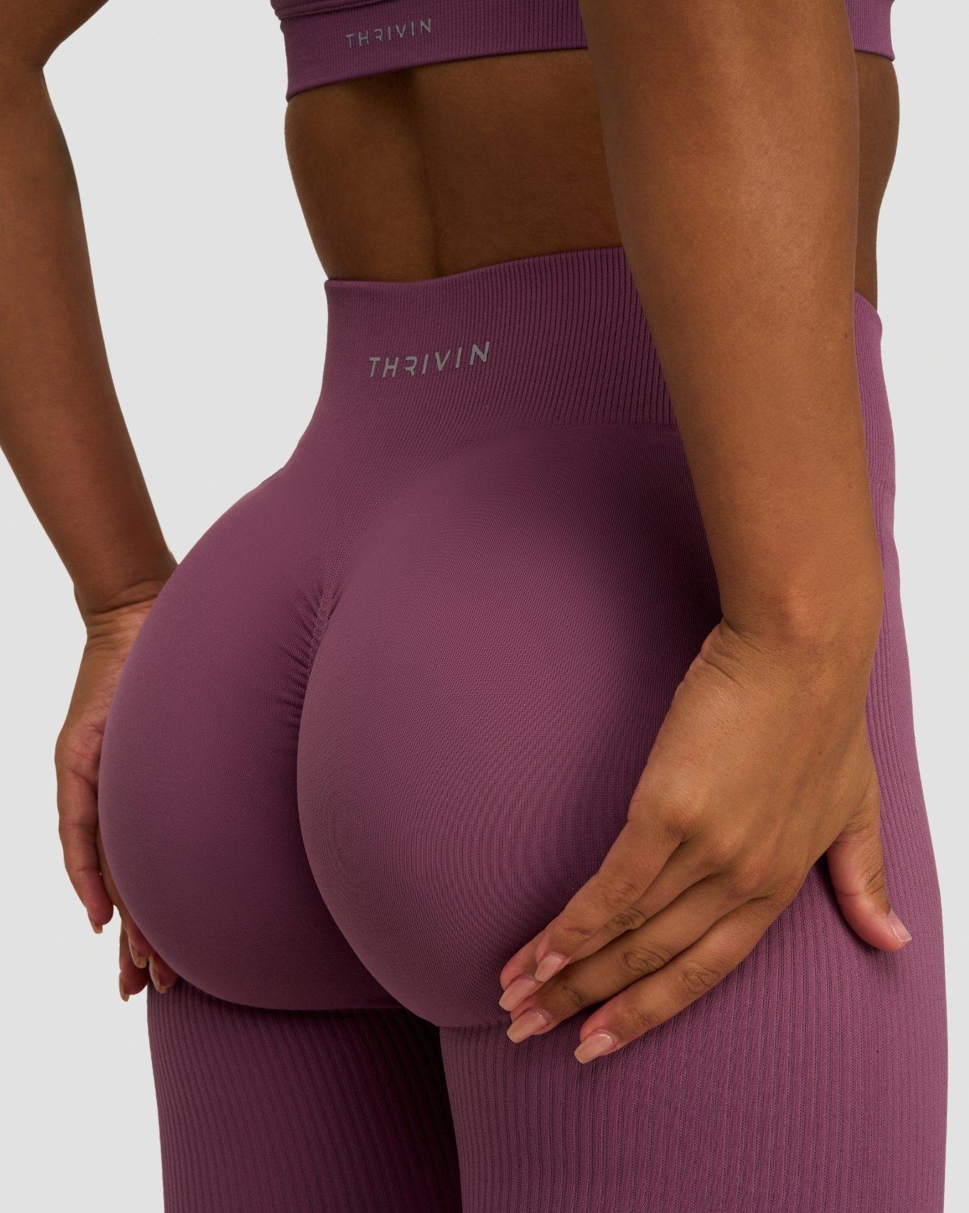 Elevate™ Sculpting Mid Waist Scrunch Leggings | Orchid Mauve