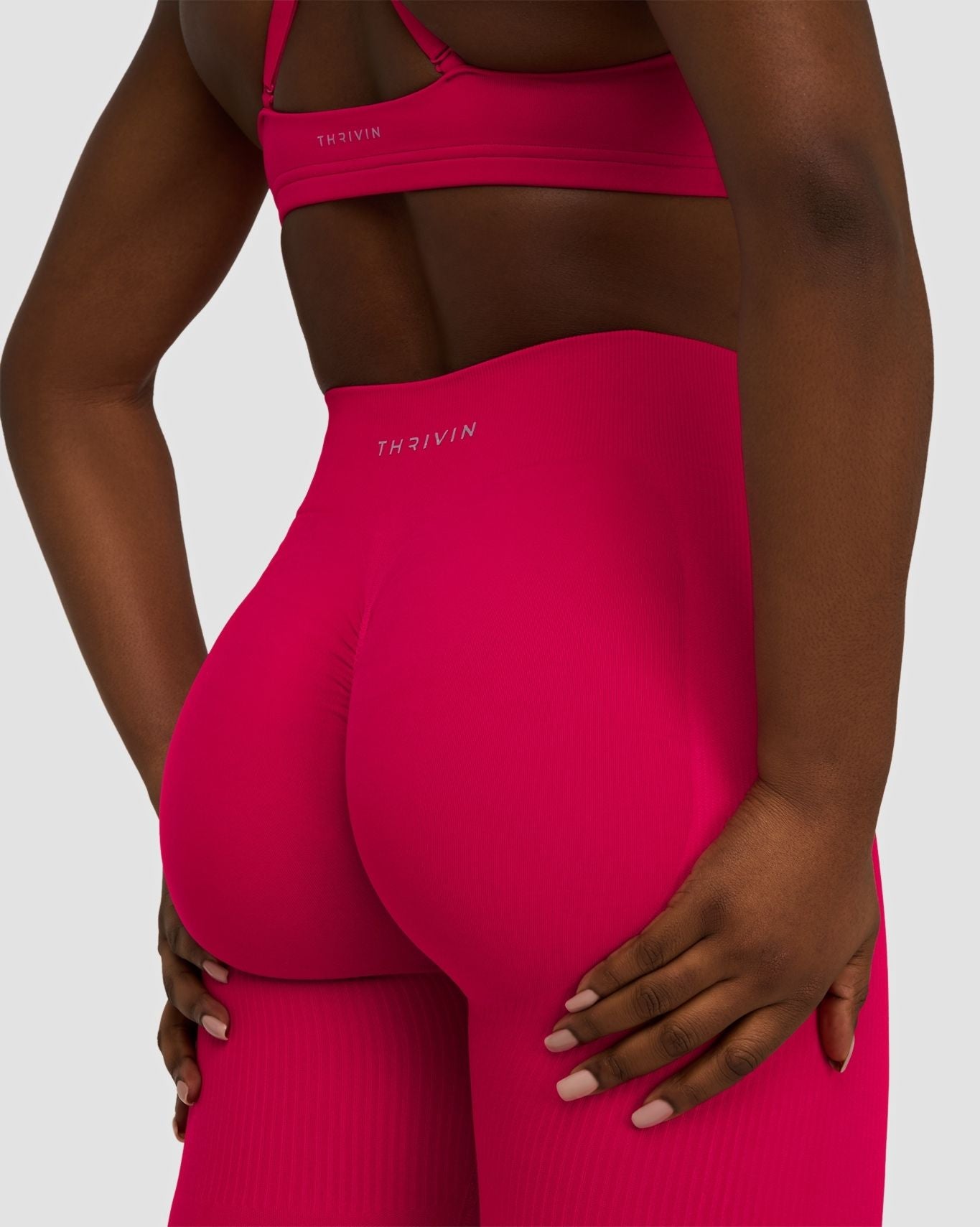 Elevate™ Sculpting Mid Waist Scrunch Leggings | Strawberry