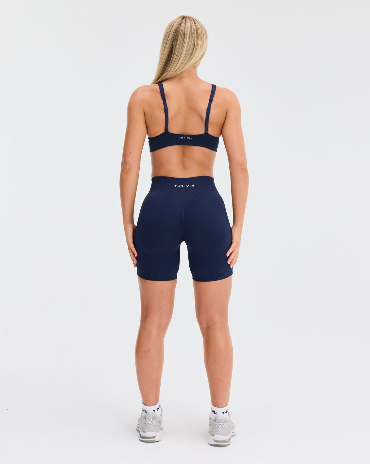 Elevate™ Sculpting Mid Waist Scrunch Shorts | Midnight Navy