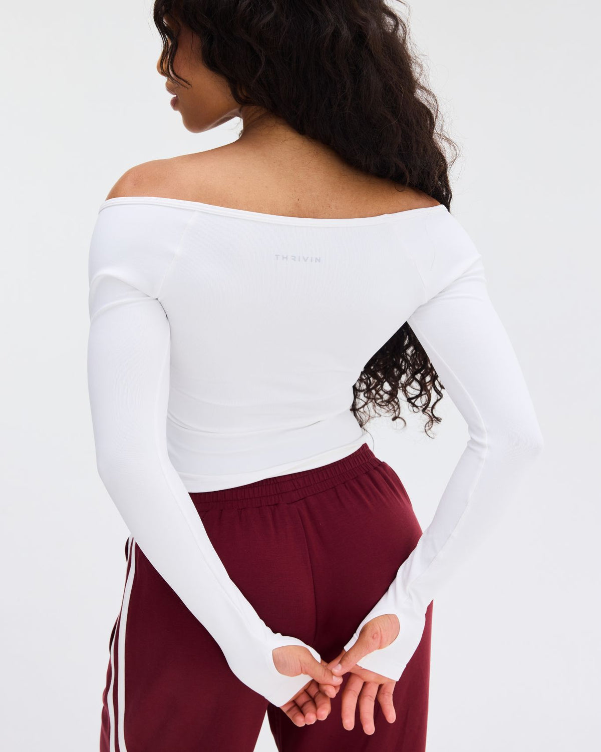 Elevate™ Top Moldeador Sin Costuras de Cuello en V | Blanco