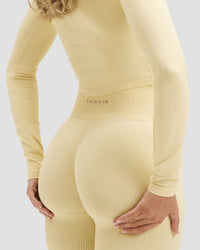 Elevate™ Sculpting High Waist Scrunch Shorts | Golden Butter