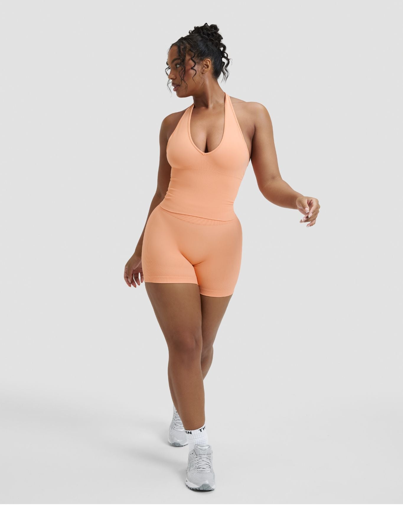 Elevate™ Sculpting Seamless Halterneck Top | Melon Ice