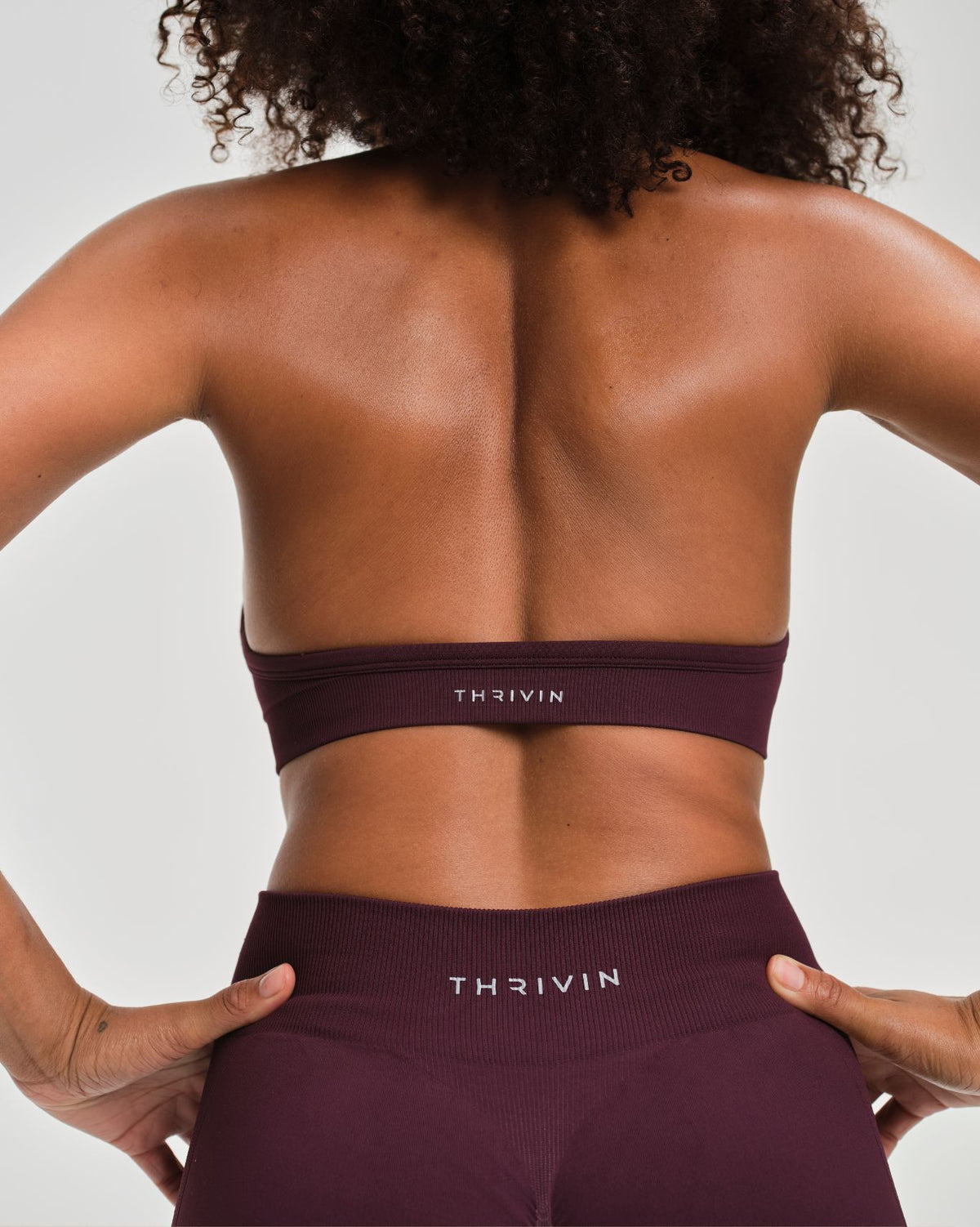 Elevate™ Sculpting Seamless Adjustable Halter Bra | Winter Plum