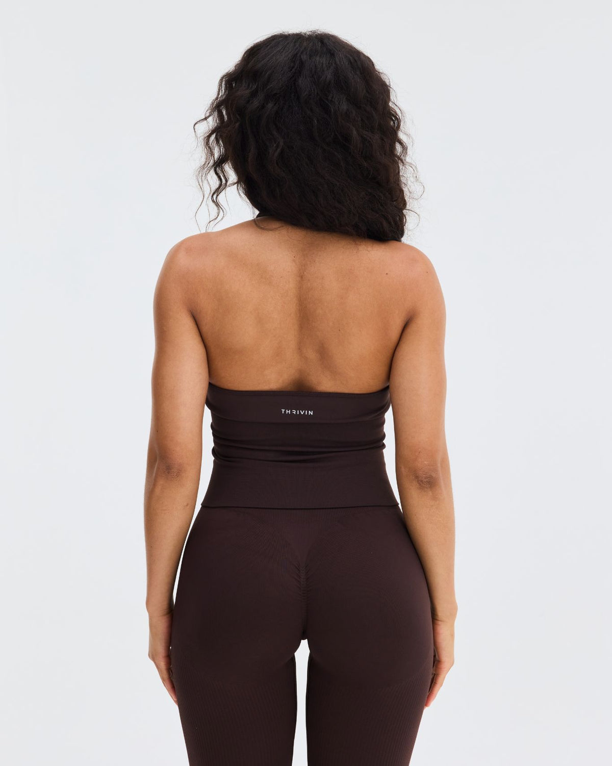 Elevate™ Sculpting Seamless Halterneck Top | Coffee