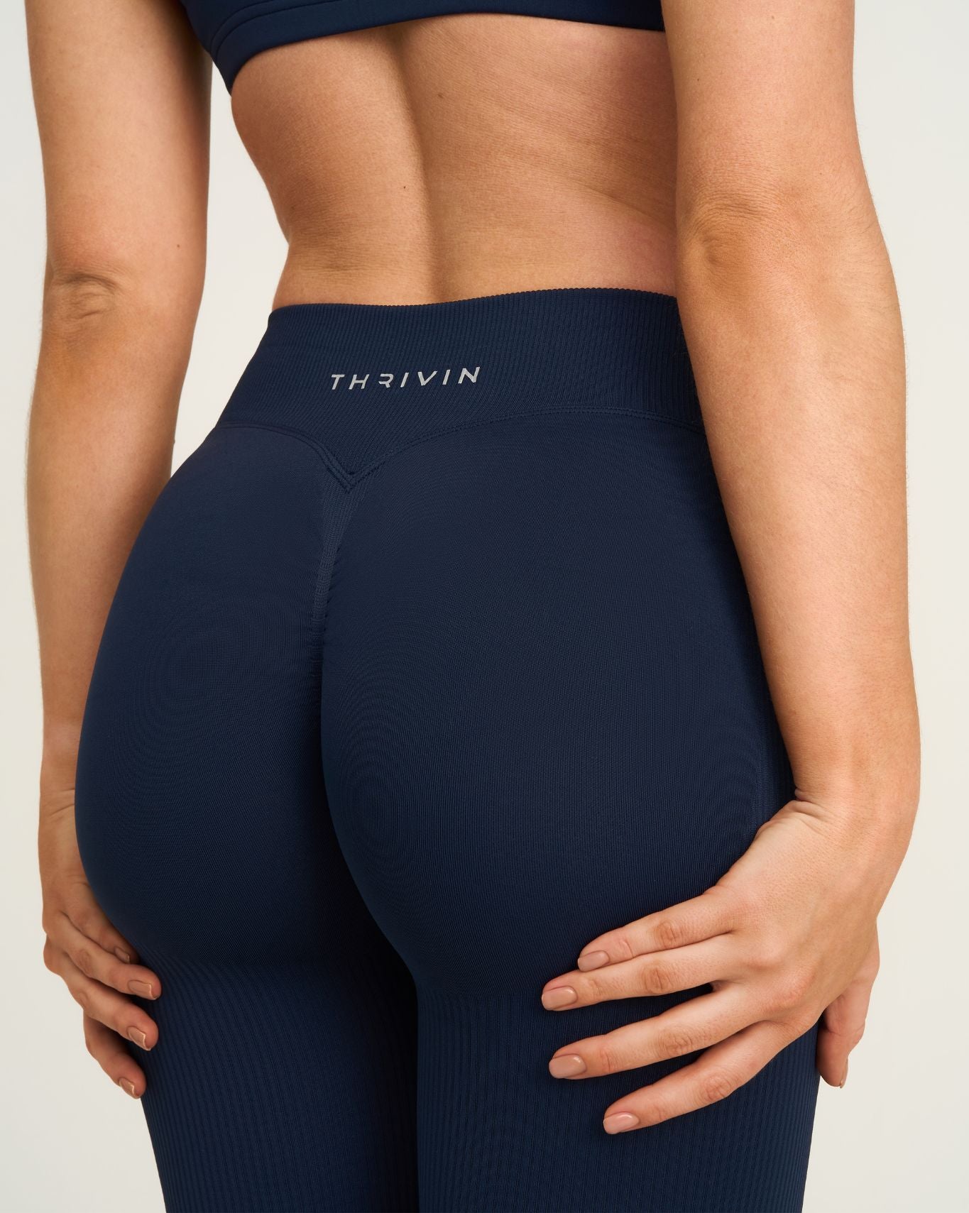 Elevate™ Sculpting Mid V-Waist Flare Leggings | Midnight Navy