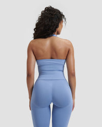 Elevate™ Sculpting Seamless Halterneck Top | Endless Sky