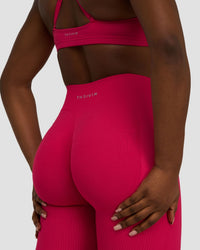 Elevate™ Sculpting Mid Waist Scrunch Leggings | Strawberry