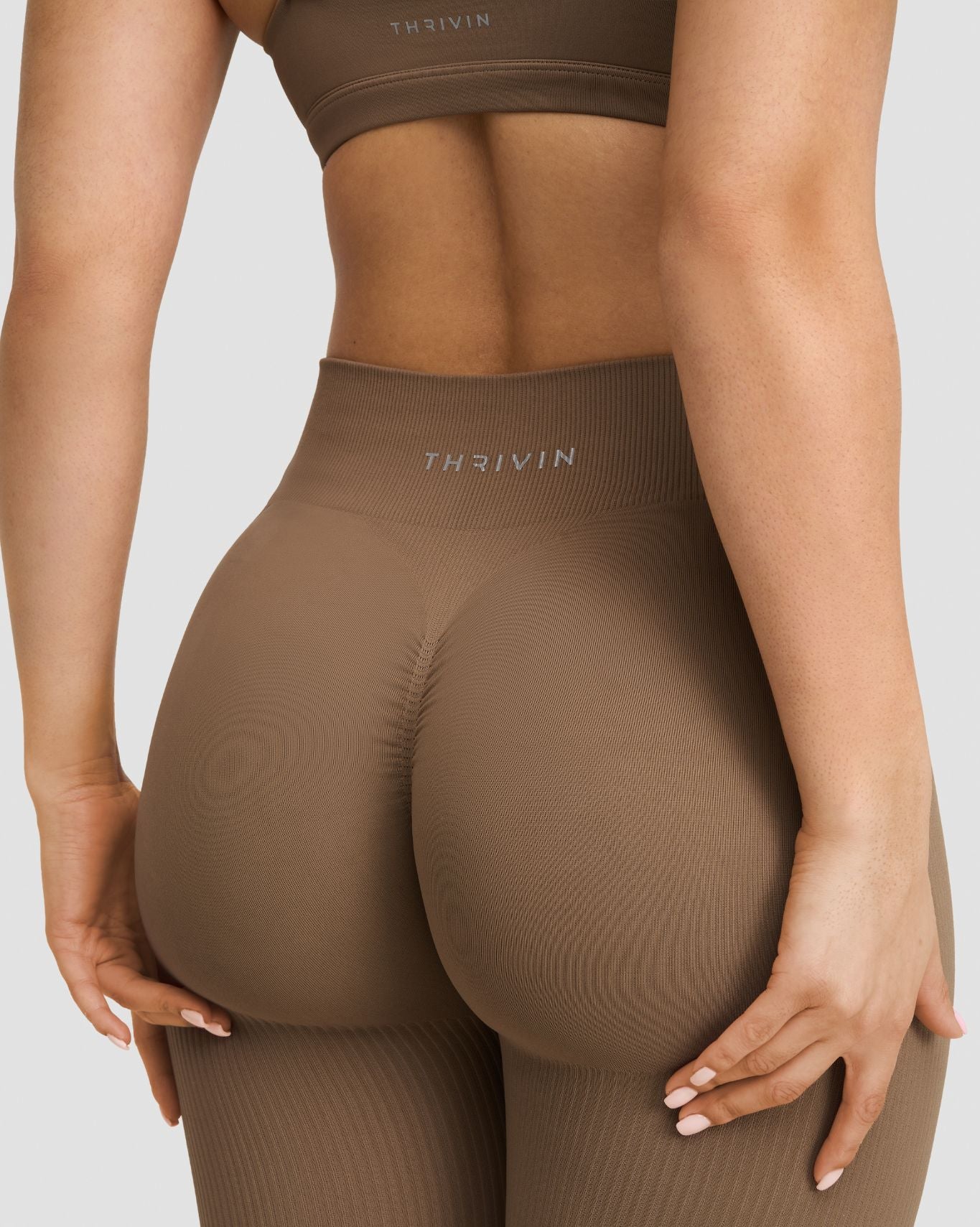 Elevate™ Sculpting Mid Waist Scrunch Leggings | Toffee