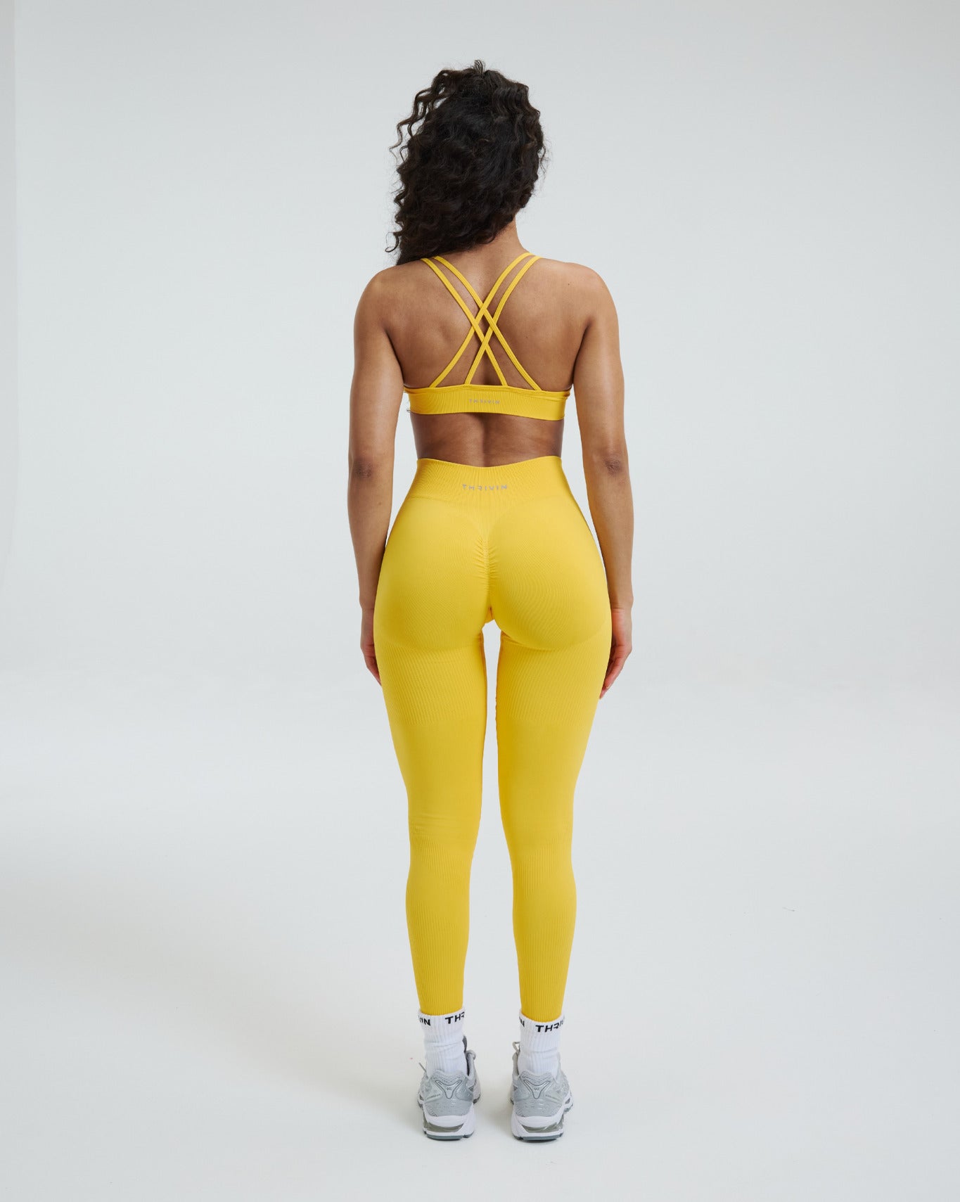 Elevate™ Sculpting Mid Waist Scrunch Leggings | Banana