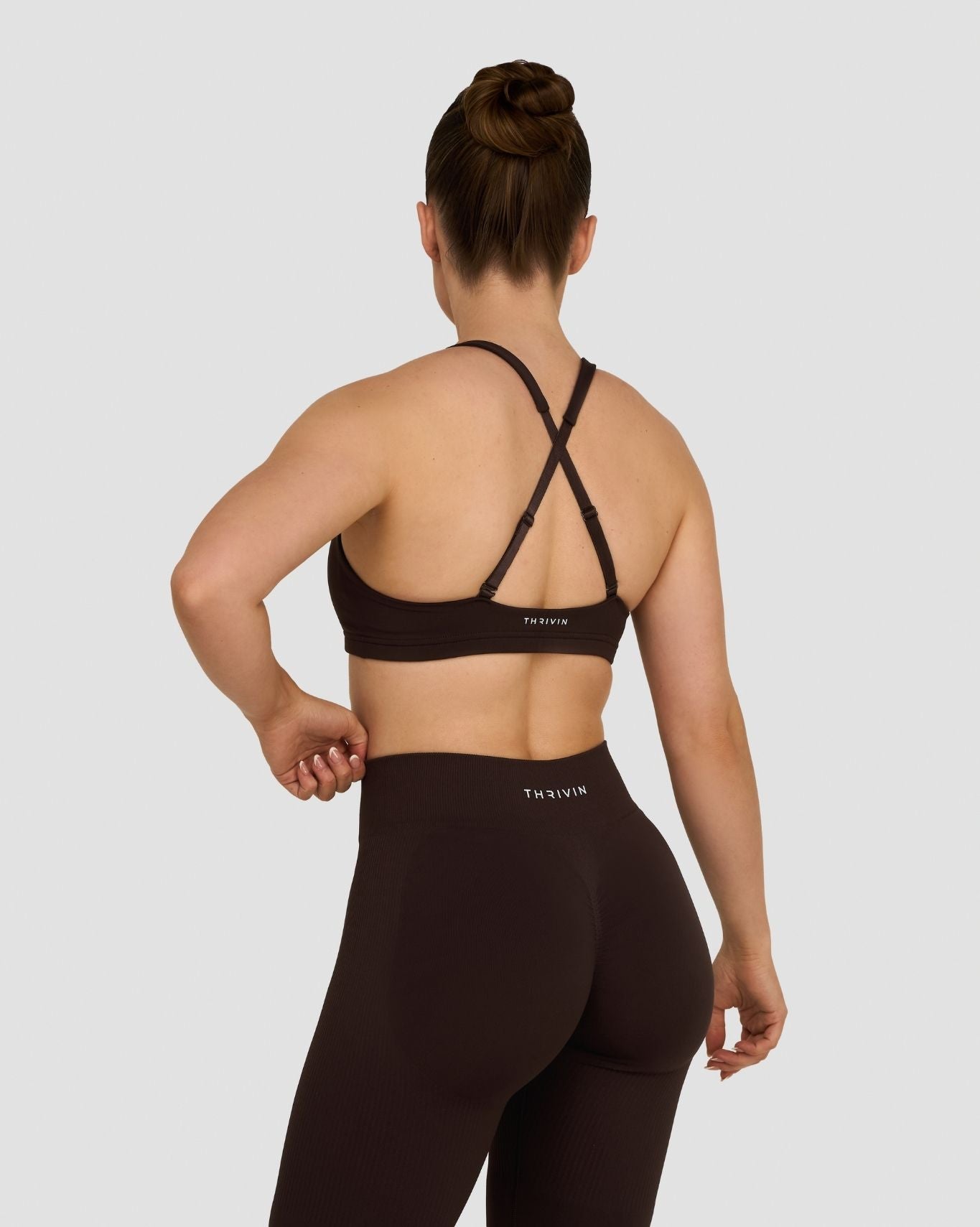 Elevate™ Sculpting Medium Impact Multiway Bra | Coffee
