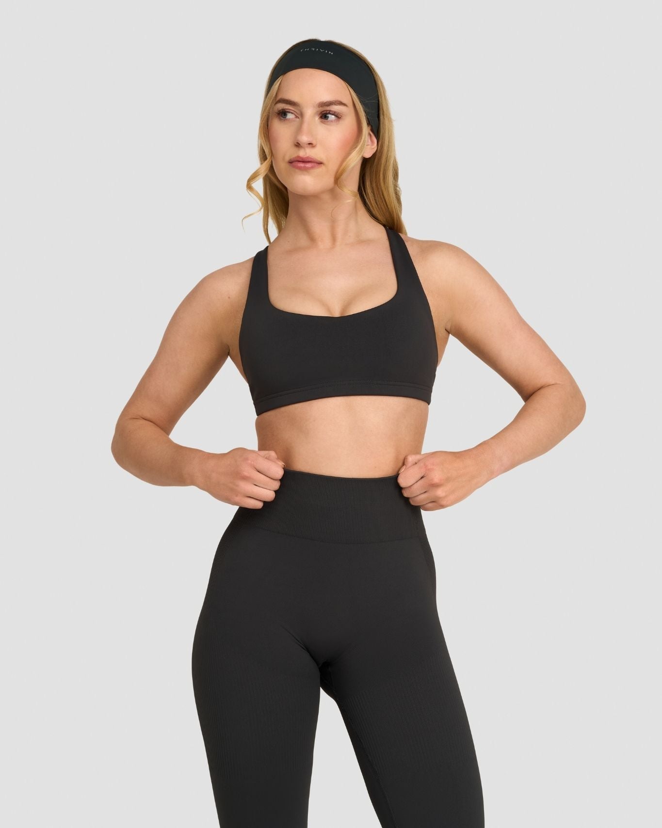 Elevate™ Sculpting Medium Impact Multiway Bra | Charcoal Grey