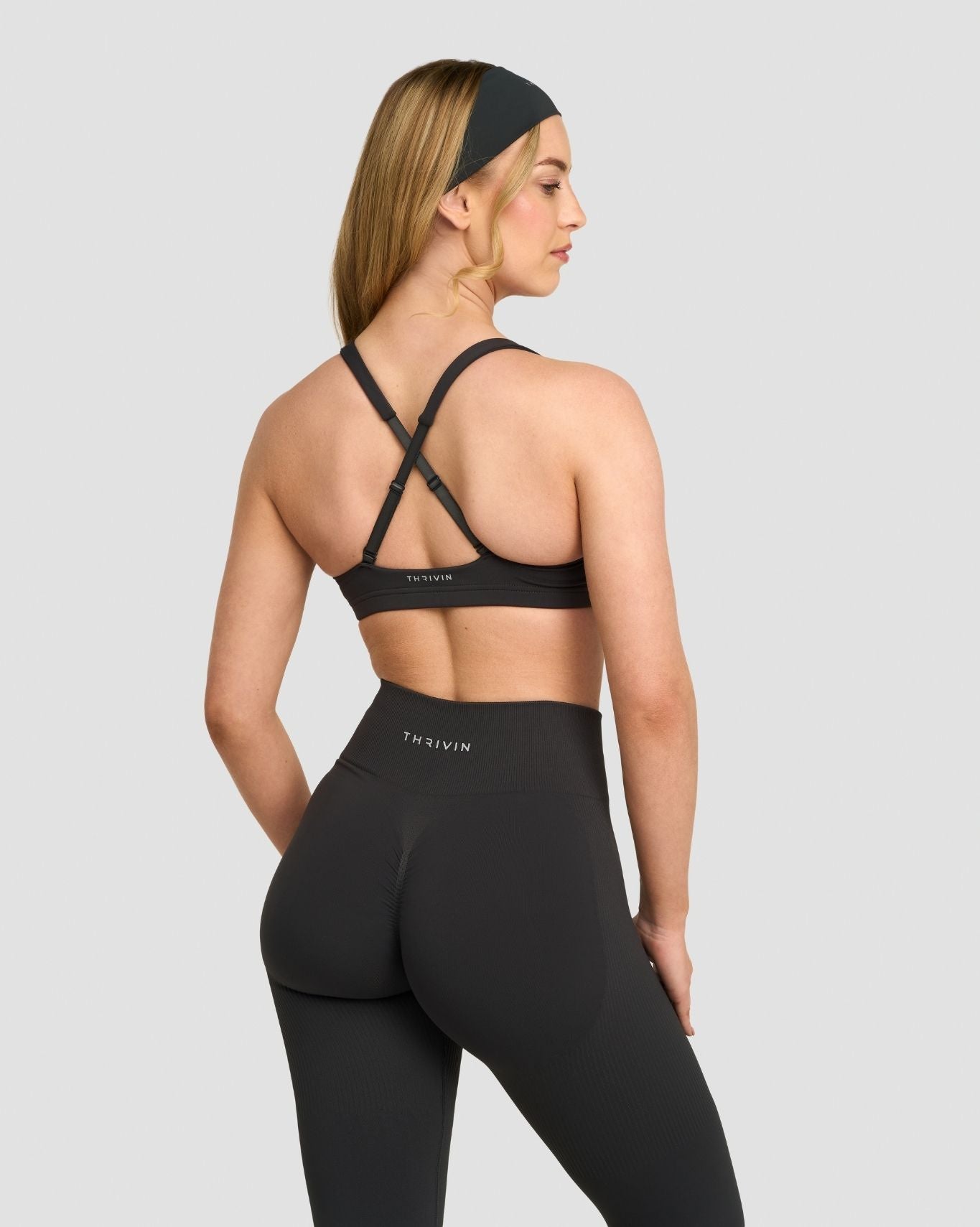 Elevate™ Sculpting Medium Impact Multiway Bra | Charcoal Grey