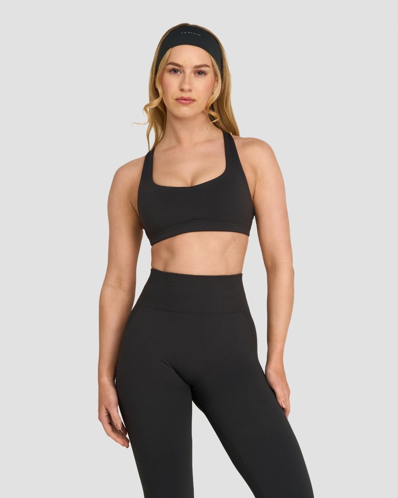 Elevate™ Sculpting Medium Impact Multiway Bra | Charcoal Grey