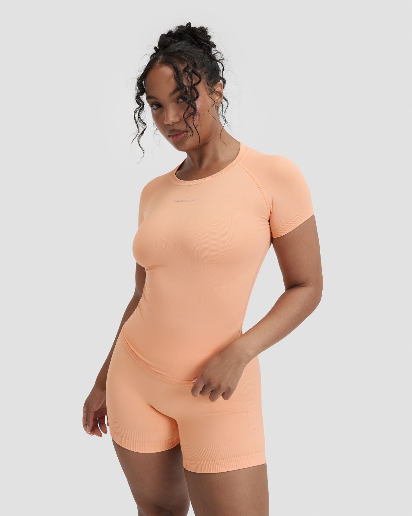 Elevate™ Compression T-Shirt | Melon Ice