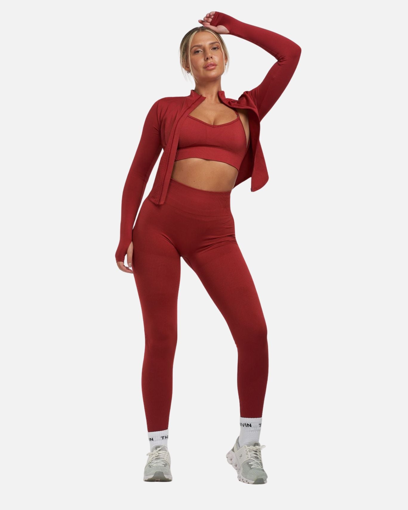 THRIVIN Calcetines de Seda | Blanco