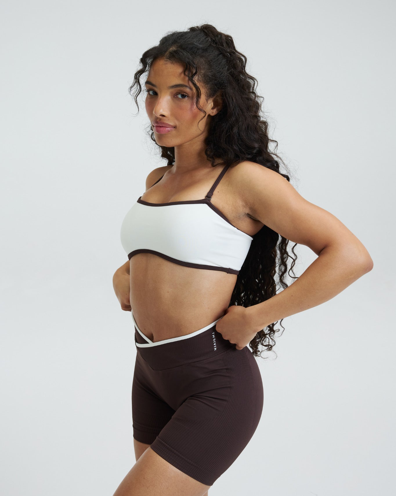 Elevate™ Outline Bandeau Bra | Cream