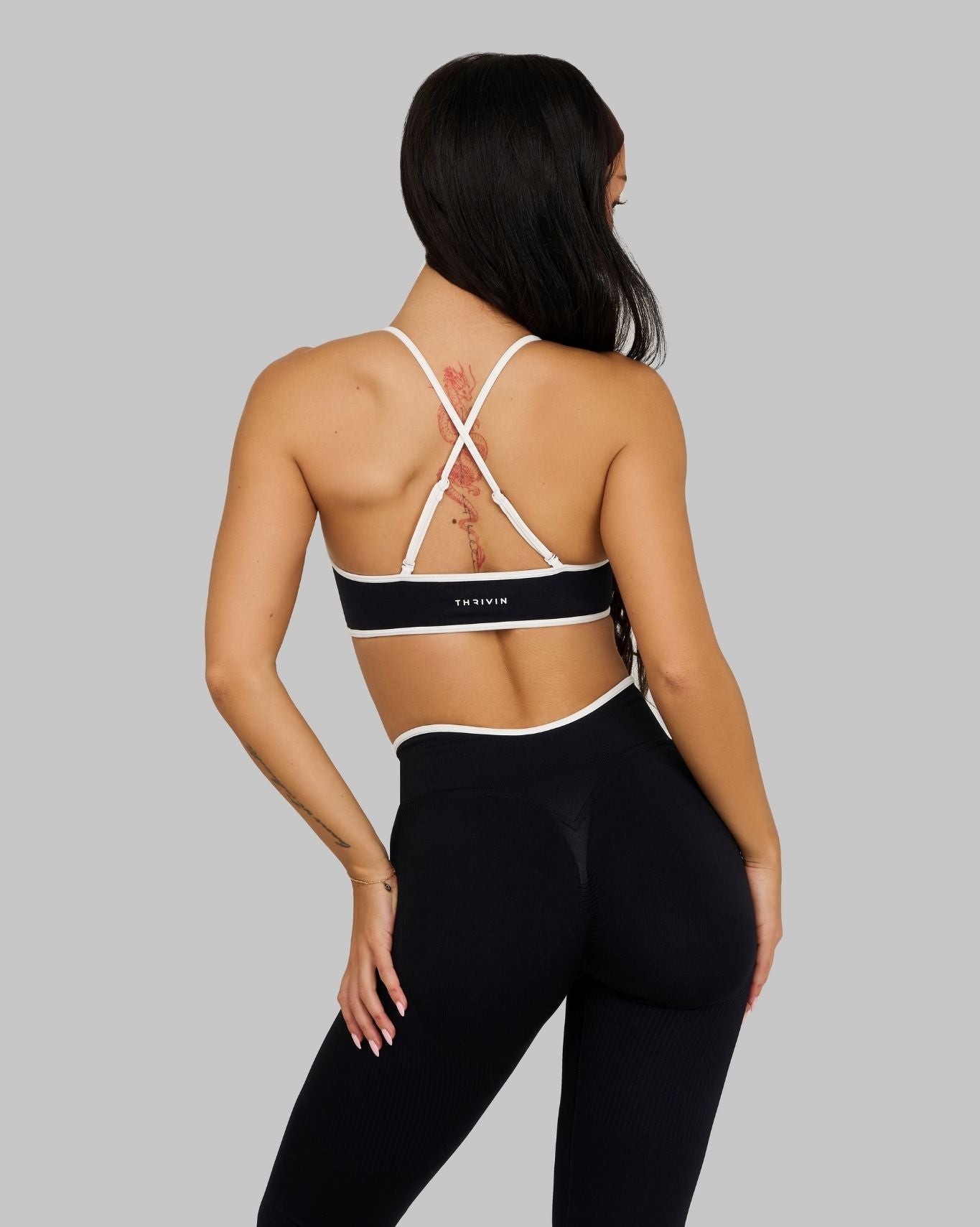 Sujetador Convertible con Escote Corazón Outline | Negro Noche