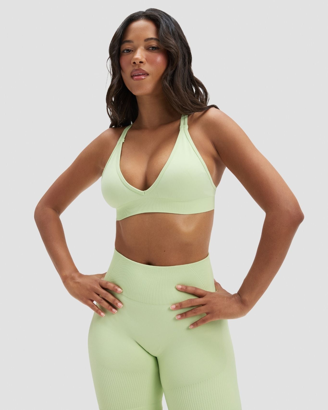 Elevate™ Sculpting Seamless High Apex Bra | Pistachio Green