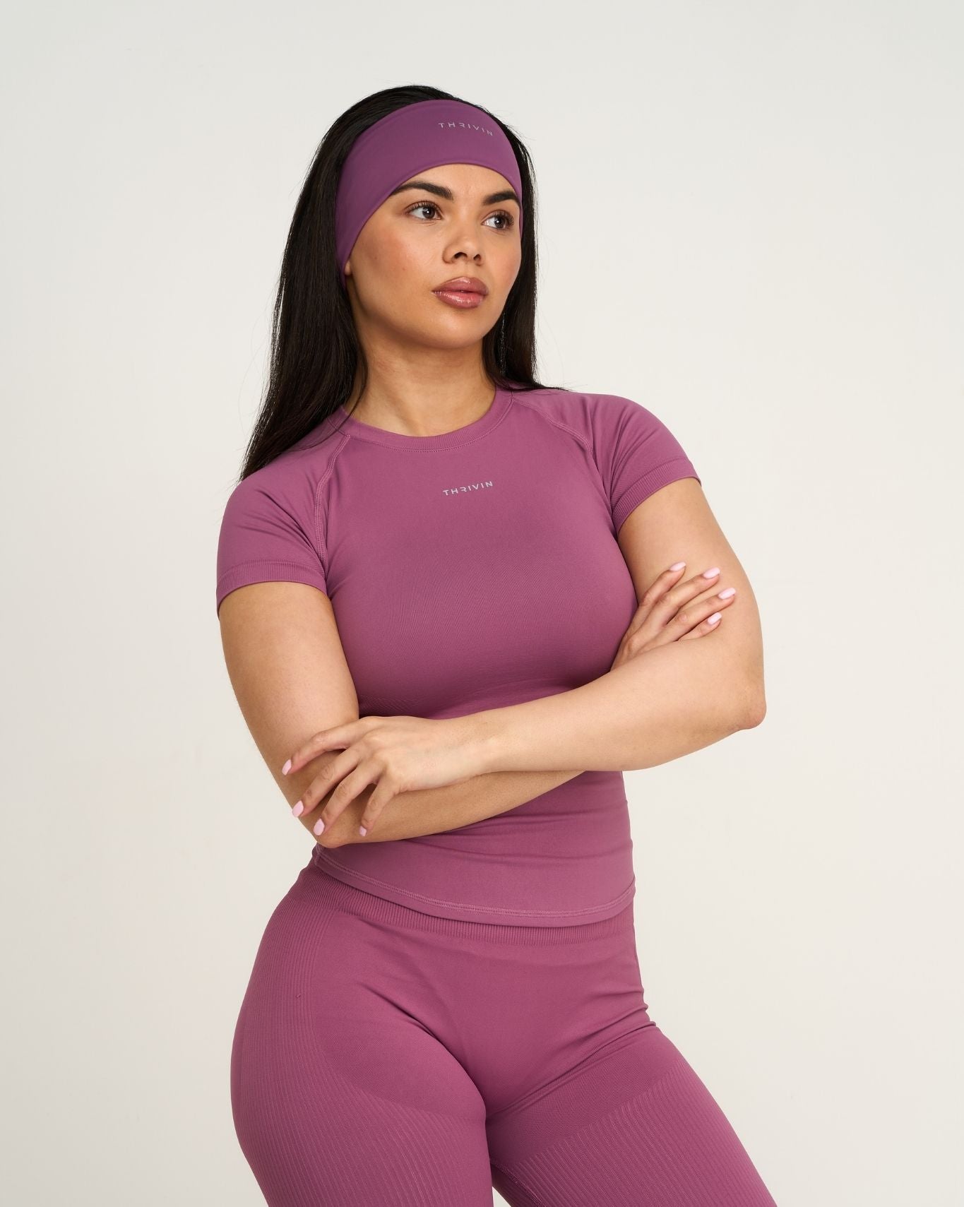 Elevate™ Compression T-shirt | Orchid Mauve