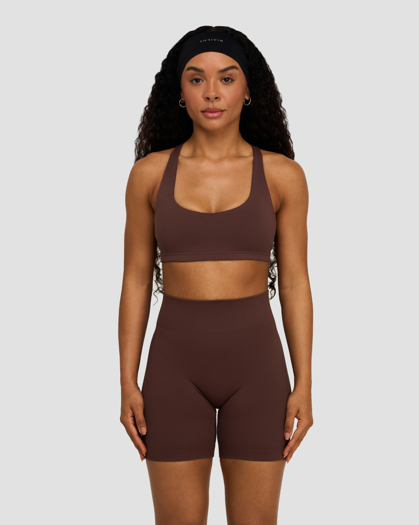 Elevate™ Sculpting Medium Impact Multiway Bra | Dark Mauve