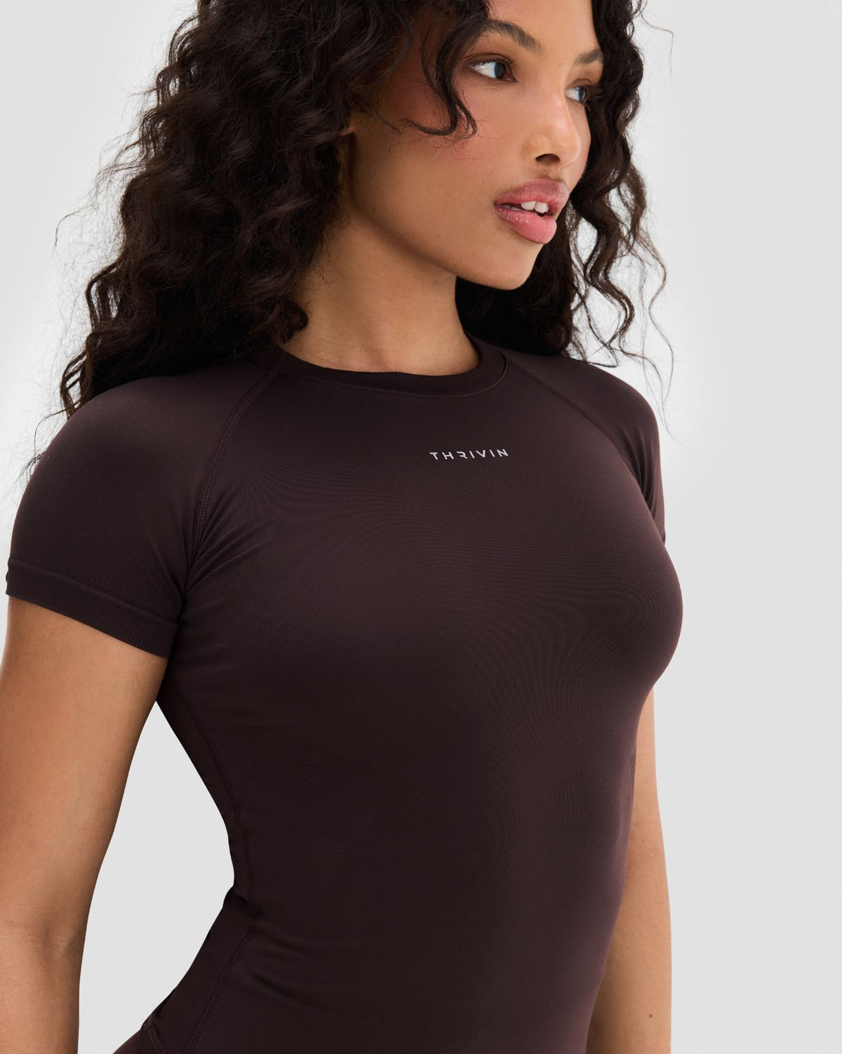 Elevate™ Compression T-Shirt | Coffee
