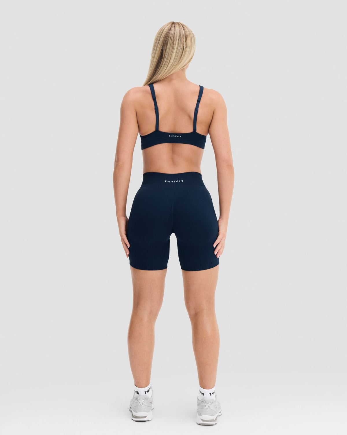 Elevate™ Sculpting Mid Waist Scrunch Shorts | Midnight Navy