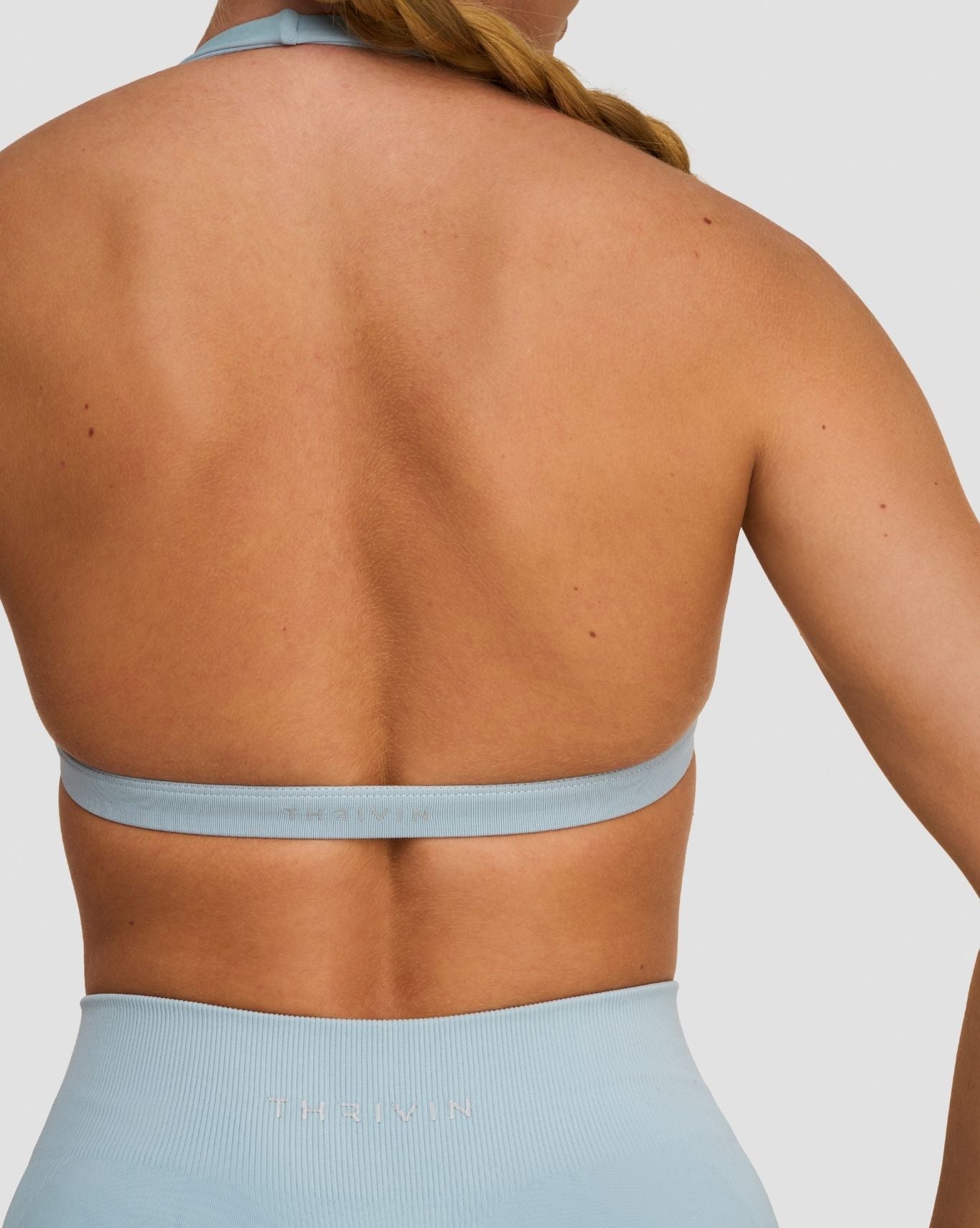 Elevate™ Sujetador Halter con Escote en V Sin Costuras Modelador | Blue Haze
