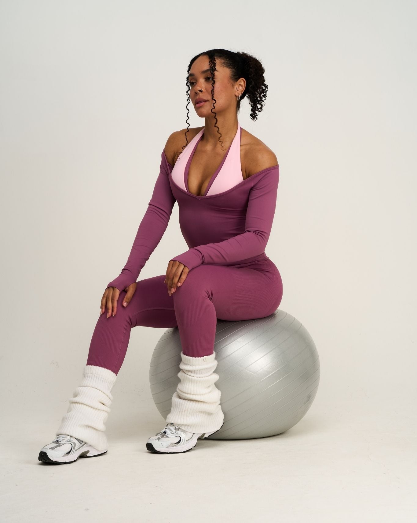 La Colección Esencial Protectoras de Piernas de Mezcla de Lana | Crema