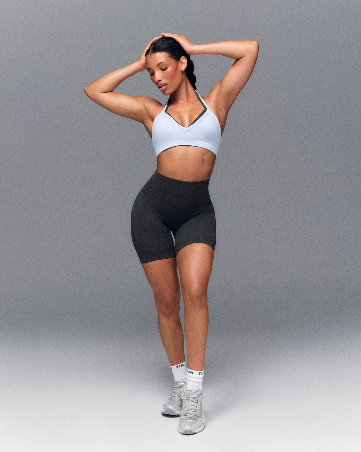 Elevate™ Sculpting Mid Waist Scrunch Shorts | Olive Green