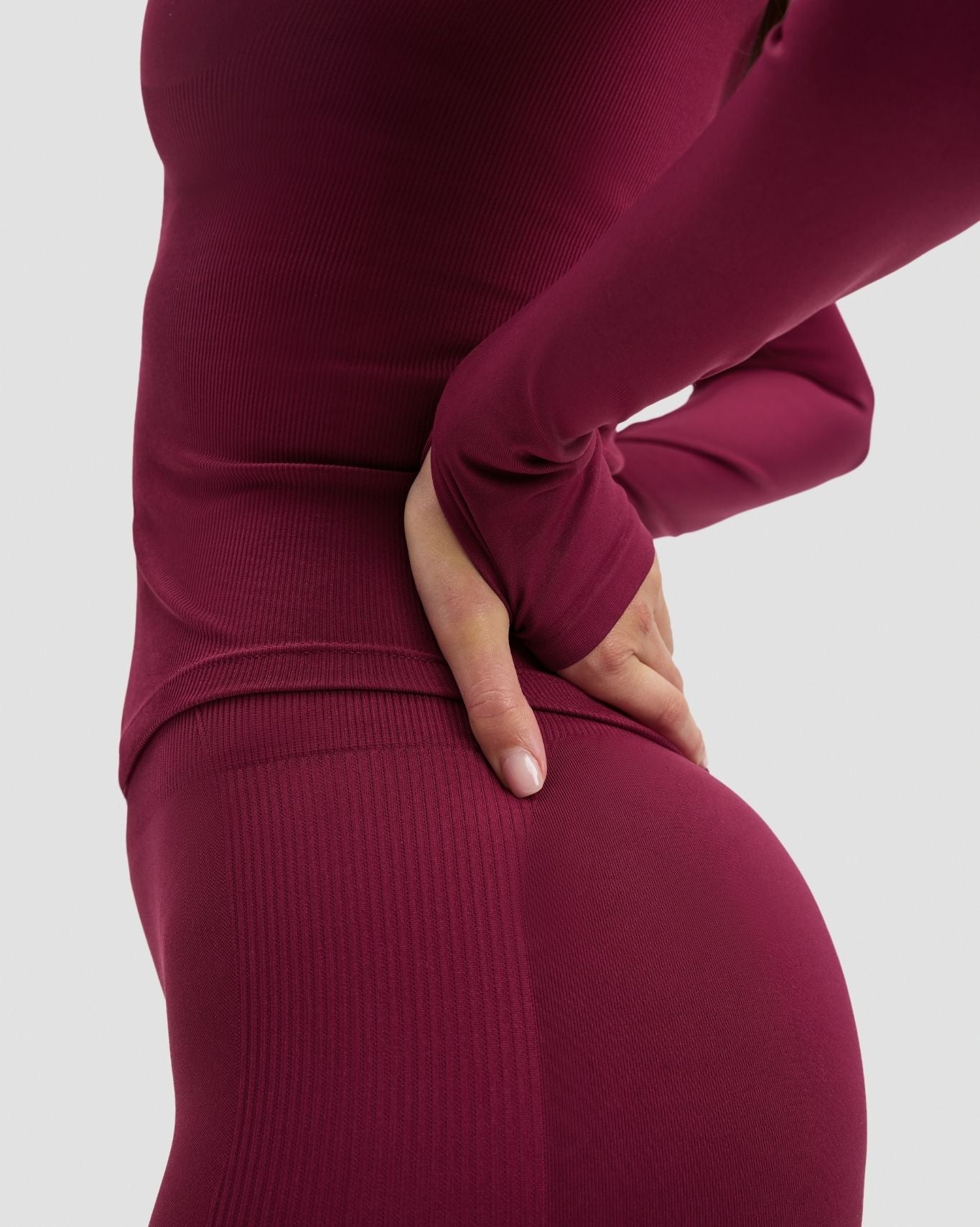 Elevate™ Chaqueta de Manga Larga de Compresión | Cereza Berry