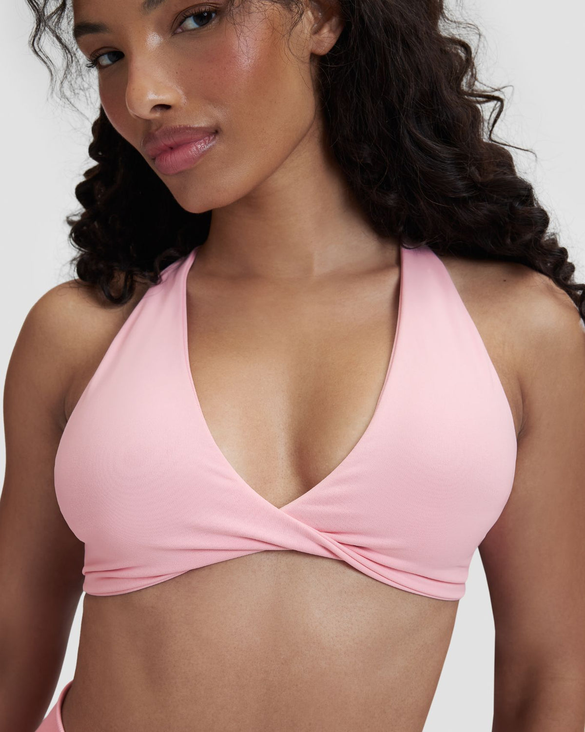 Elevate™ Sculpting Seamless Twisted Bra | Cotton Pink