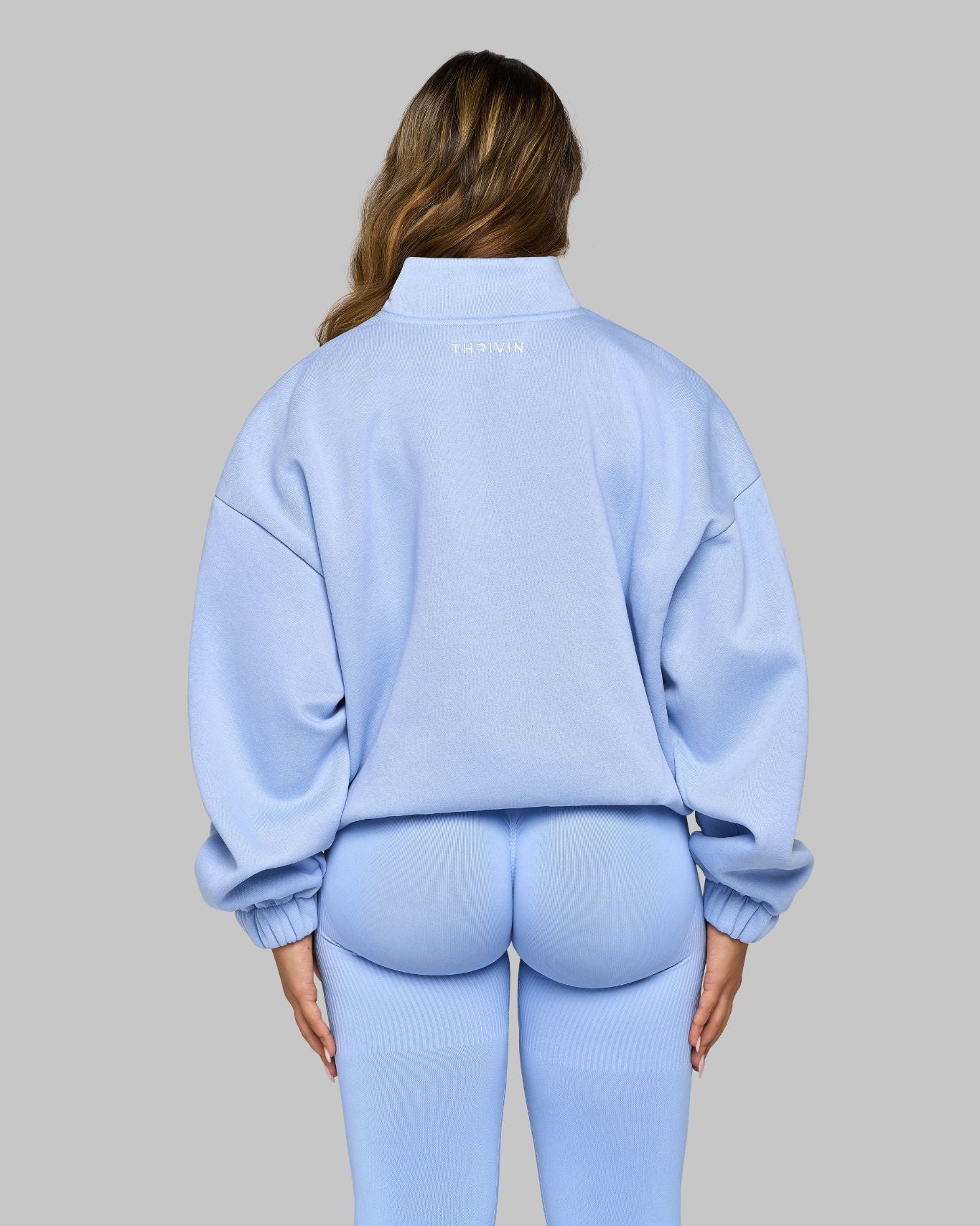 Suéter Original de Media Cremallera | Glaciar