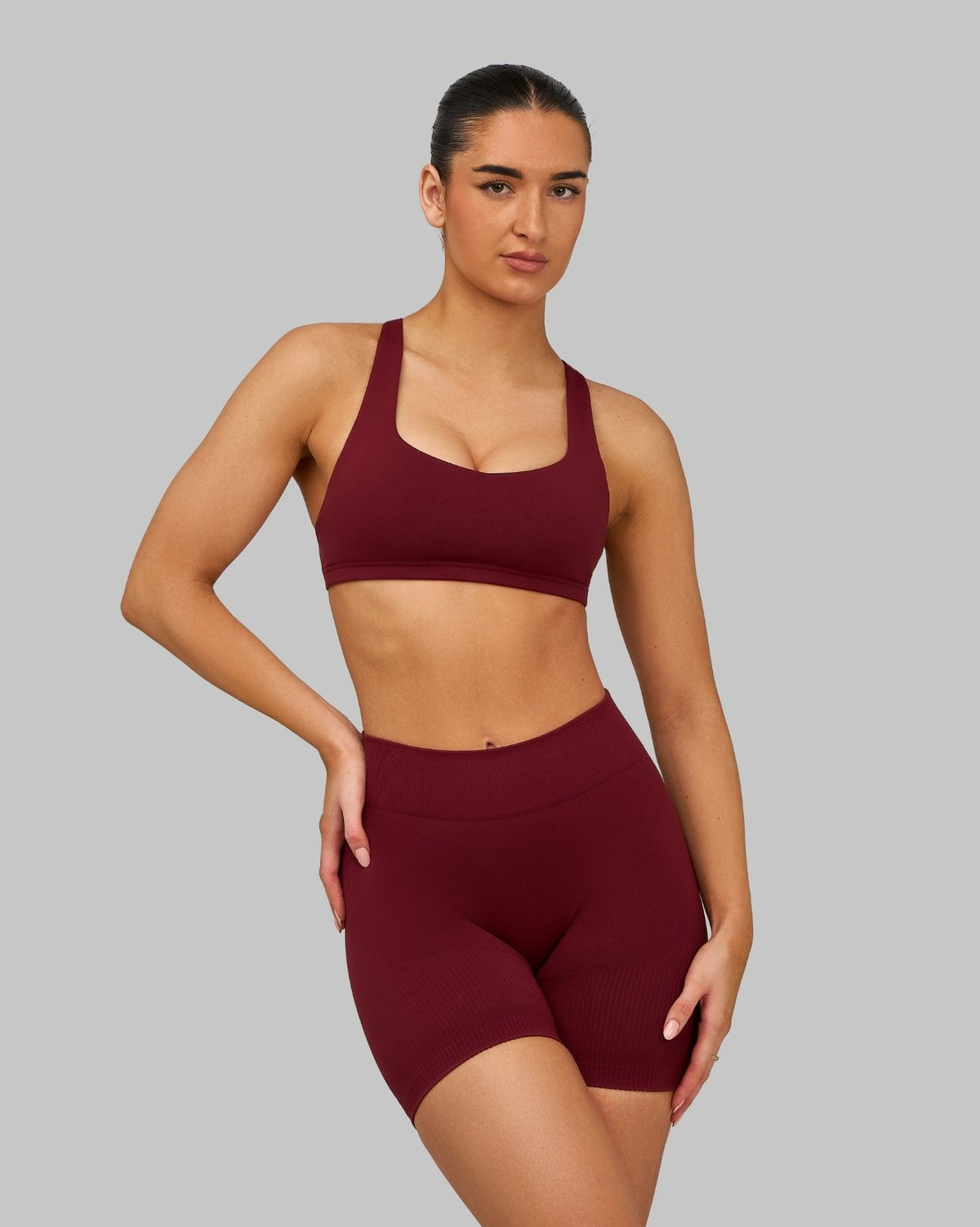 Elevate™ Sculpting Medium Impact Multiway Bra | Fine Wine