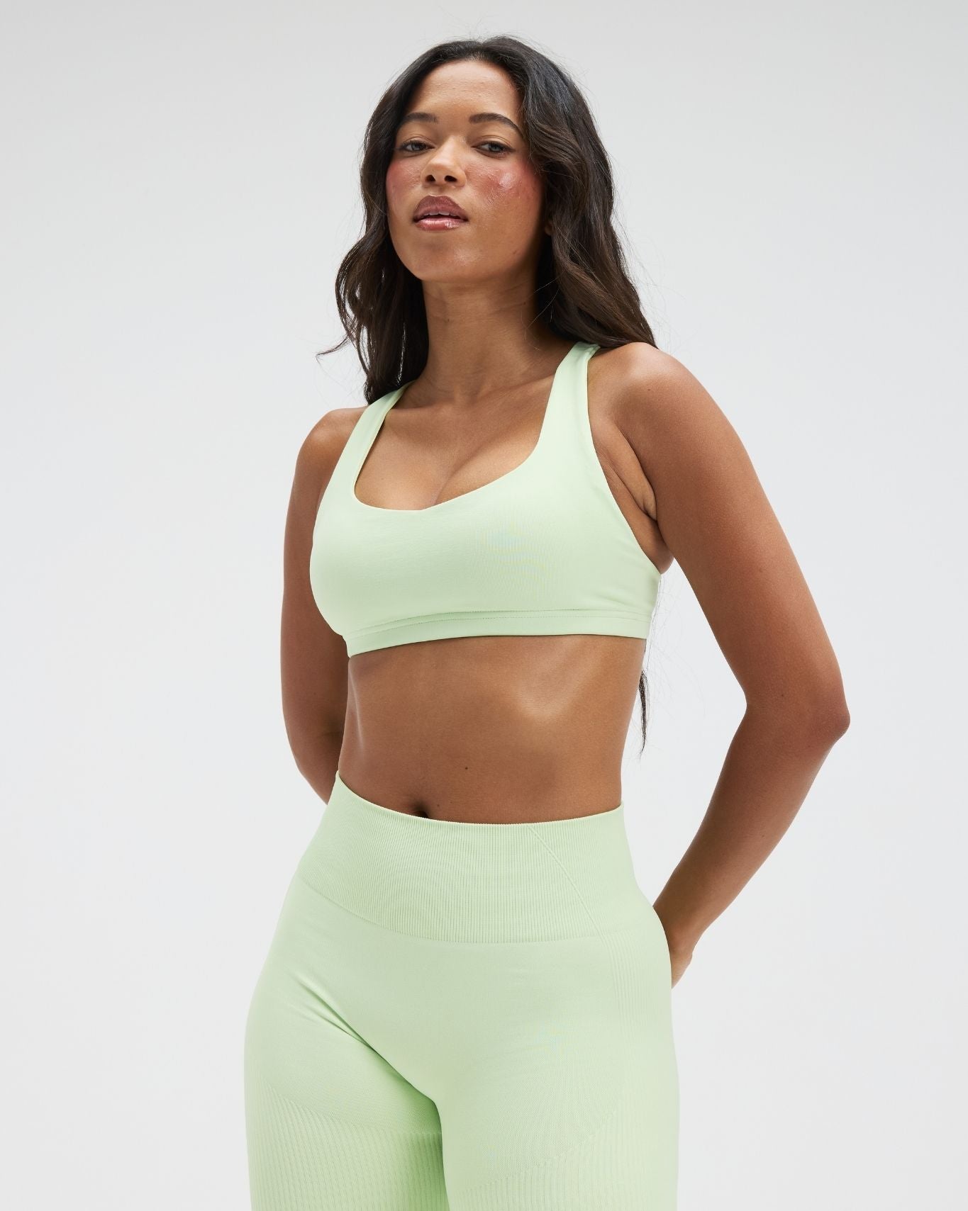 Elevate™ Sculpting Medium Impact Multiway Bra | Pistachio Green