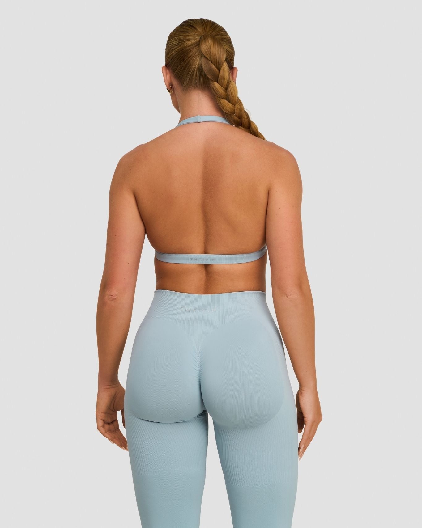 Elevate™ Sujetador Halter con Escote en V Sin Costuras Modelador | Blue Haze