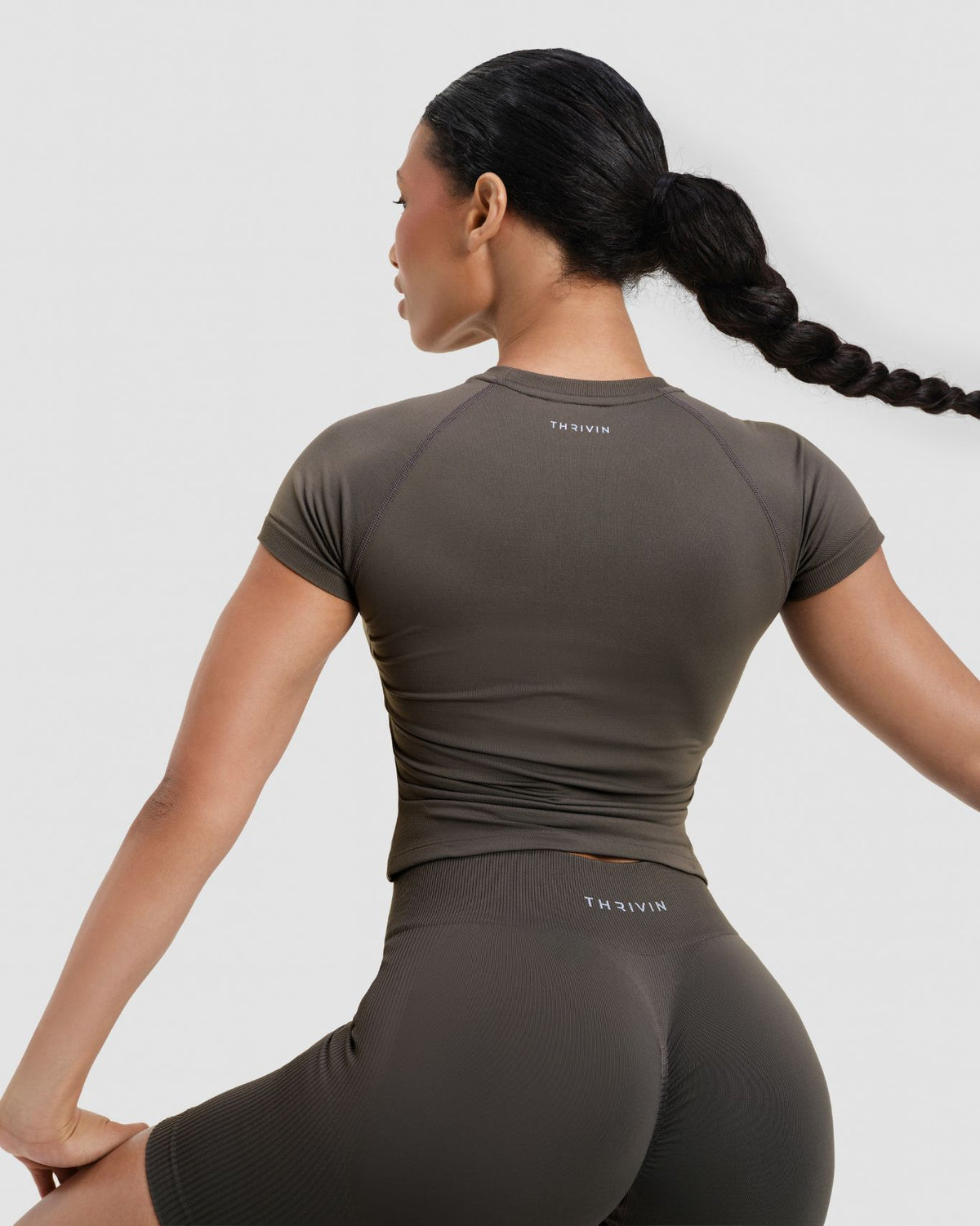 Elevate™ Compression Baby T-Shirt | Olive Green