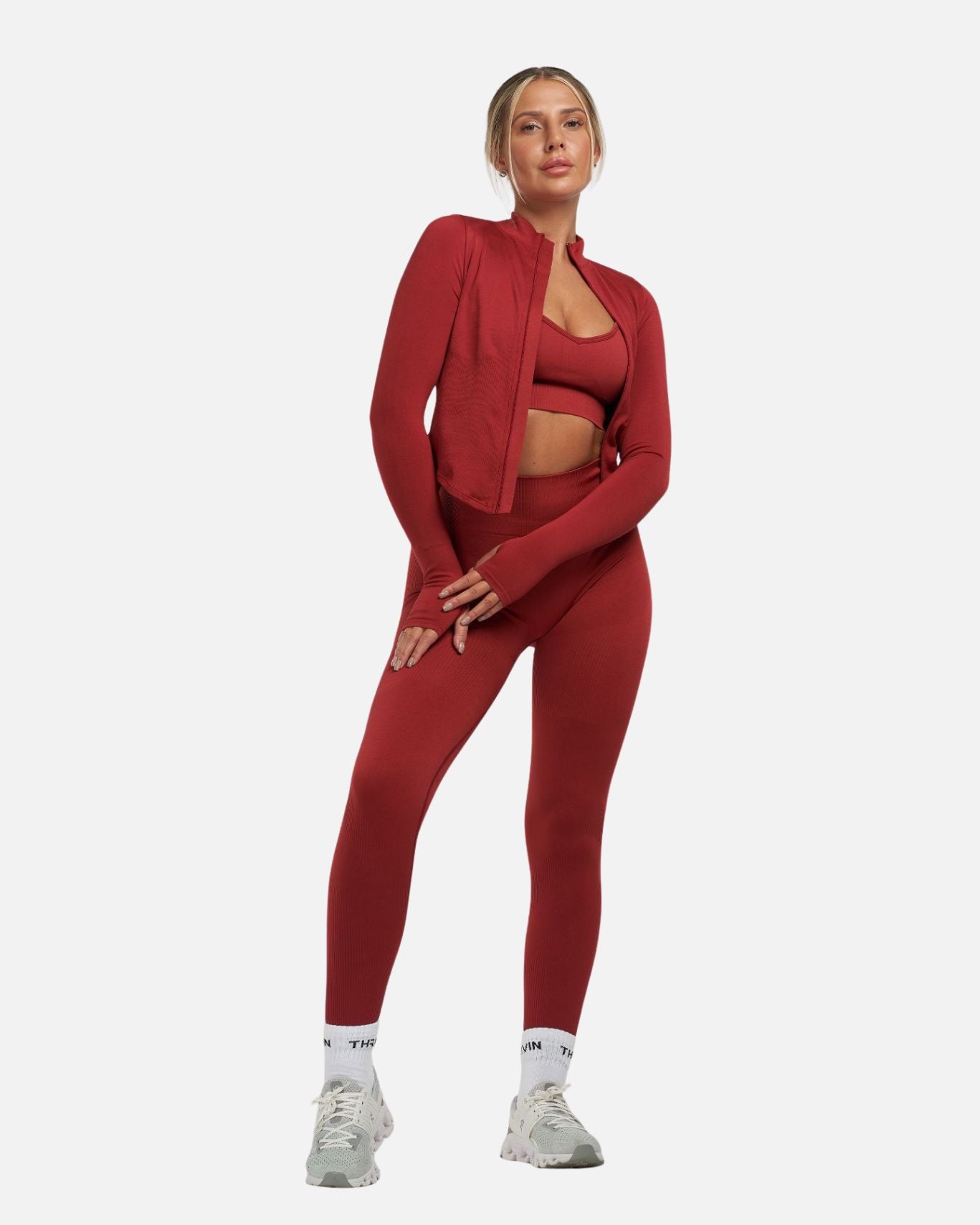 THRIVIN Calcetines de Seda | Blanco